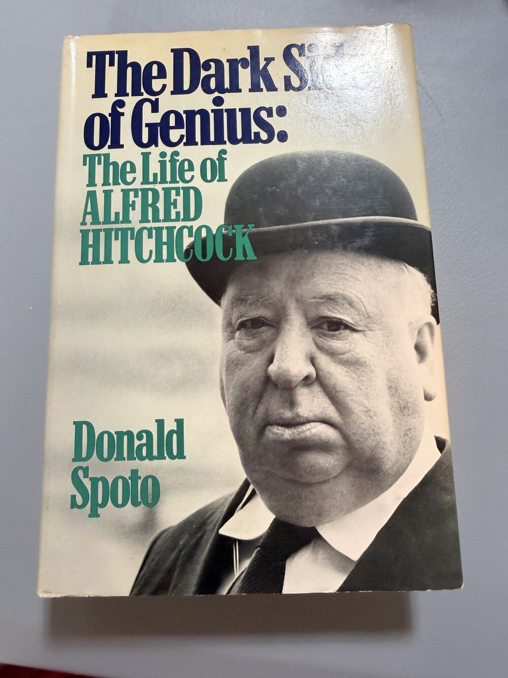 Donald Spoto The Dark Side of Genius Alfred Hitchcock 1st Ed Hardcover VG